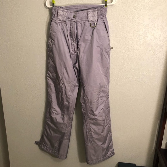 lavender ski pants